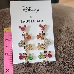 Disney x BaubleBar Mickey Mouse Earrings Brand New